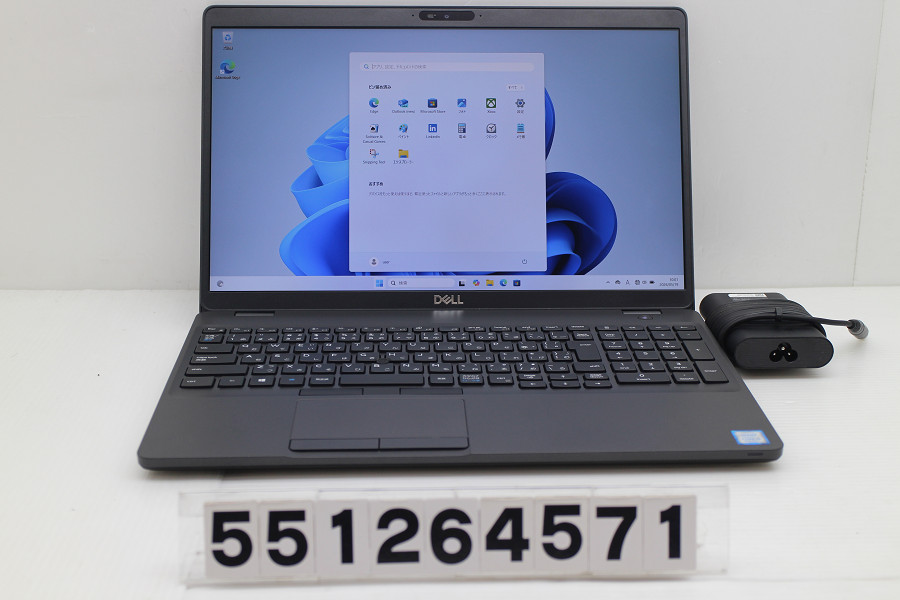 DELL Latitude 5500 Core i5 8265U 1.6GHz/8GB/256GB(SSD)/15.6W/FHD(1920x1080)/Win11【中古】【20260521】