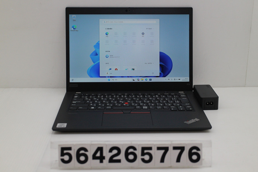 Lenovo ThinkPad X13 Gen1 Core i5 10210U 1.6GHz/8GB/256GB(SSD)/13.3W/FHD(1920x1080)/Win11【中古】【20260521】