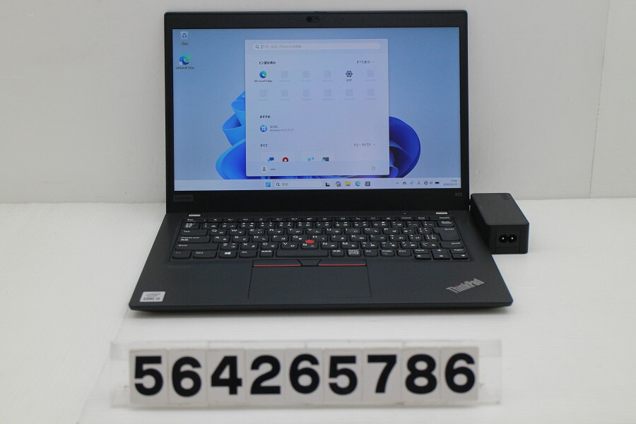 Lenovo ThinkPad X13 Gen1 Core i5 10210U 1.6GHz/8GB/256GB(SSD)/13.3W/FHD(1920x1080)/Win11【中古】【20260521】