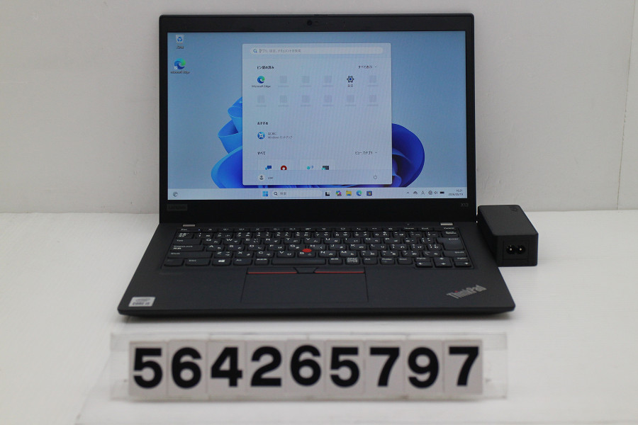 Lenovo ThinkPad X13 Gen1 Core i5 10210U 1.6GHz/8GB/256GB(SSD)/13.3W/FHD(1920x1080)/Win11【中古】【20260521】