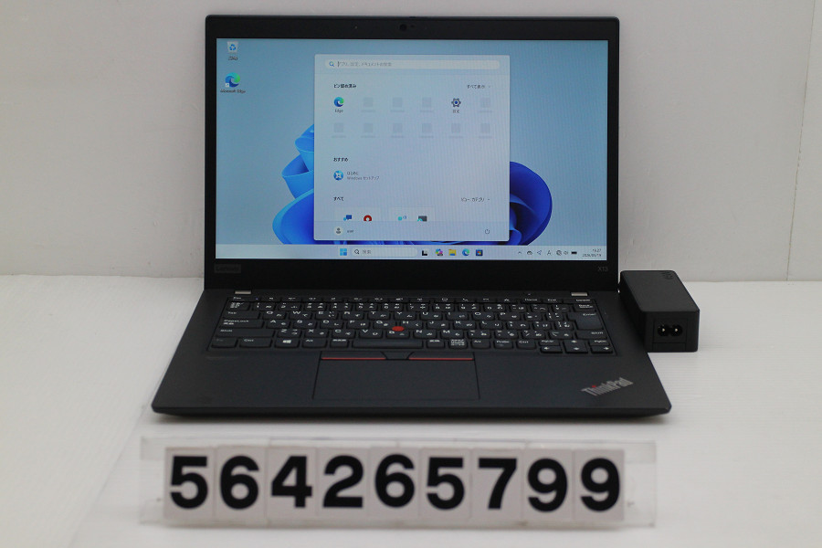 Lenovo ThinkPad X13 Gen1 Core i5 10210U 1.6GHz/8GB/256GB(SSD)/13.3W/FHD(1920x1080)/Win11【中古】【20260521】