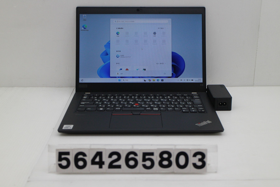 Lenovo ThinkPad X13 Gen1 Core i5 10210U 1.6GHz/8GB/256GB(SSD)/13.3W/FHD(1920x1080)/Win11【中古】【20260521】