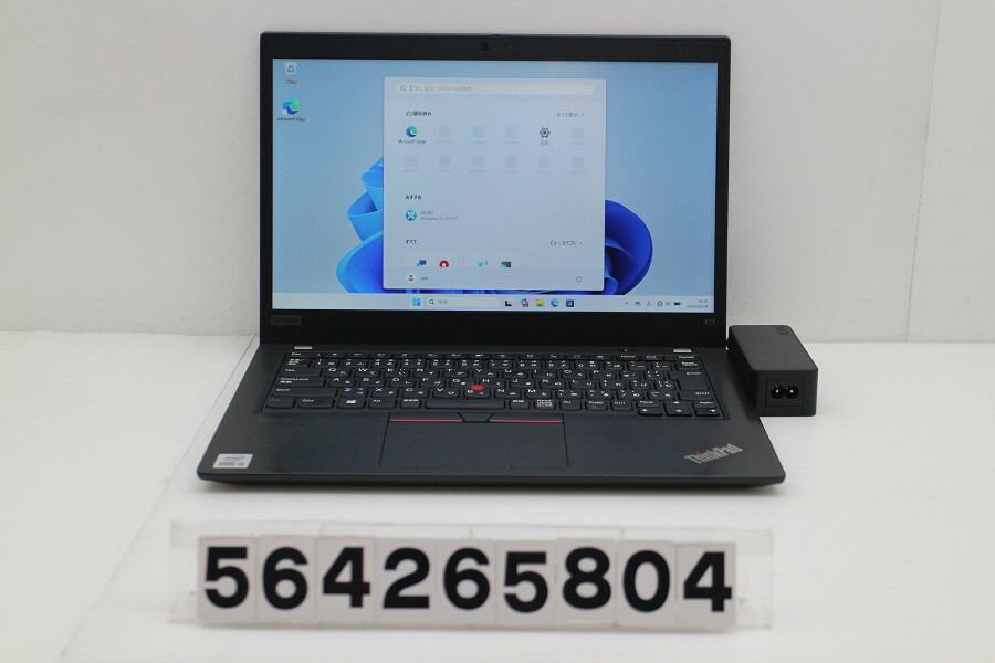Lenovo ThinkPad X13 Gen1 Core i5 10210U 1.6GHz/8GB/256GB(SSD)/13.3W/FHD(1920x1080)/Win11【中古】【20260521】