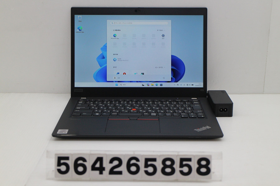 Lenovo ThinkPad X13 Gen1 Core i5 10210U 1.6GHz/8GB/256GB(SSD)/13.3W/FHD(1920x1080)/Win11【中古】【20260521】