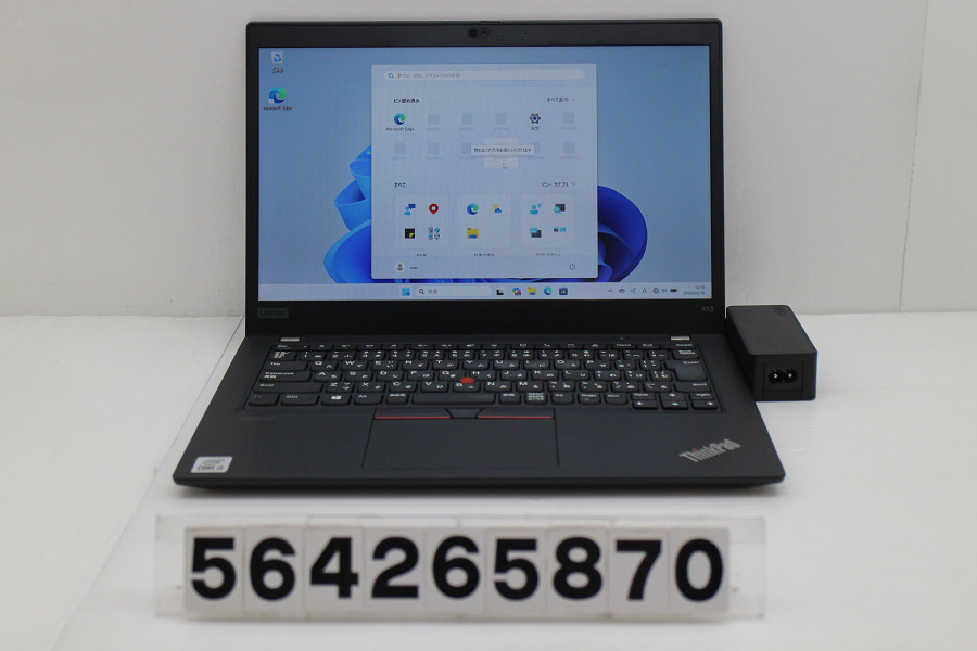 Lenovo ThinkPad X13 Gen1 Core i5 10210U 1.6GHz/8GB/256GB(SSD)/13.3W/FHD(1920x1080)/Win11【中古】【20260521】