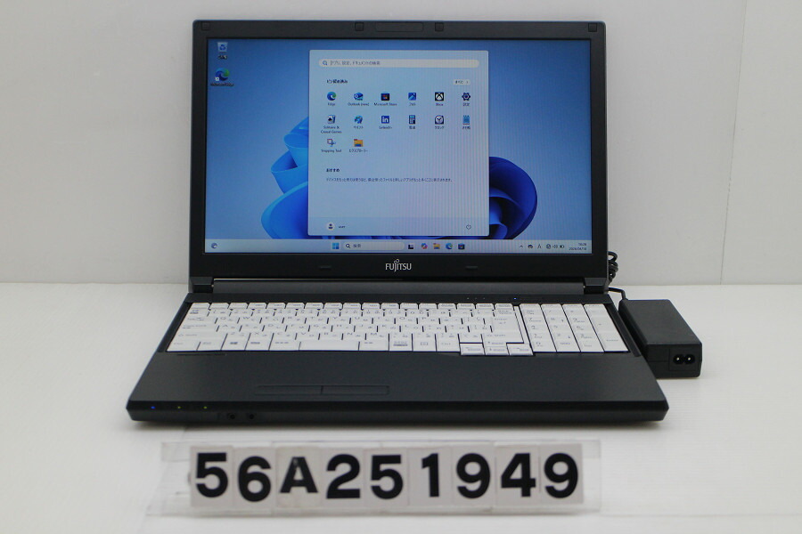 富士通 LIFEBOOK A748/TX Core i3 8130U 2.2GHz/8GB/256GB(SSD)/Multi/15.6W/FWXGA(1366x768)/Win11【中古】【20260414】