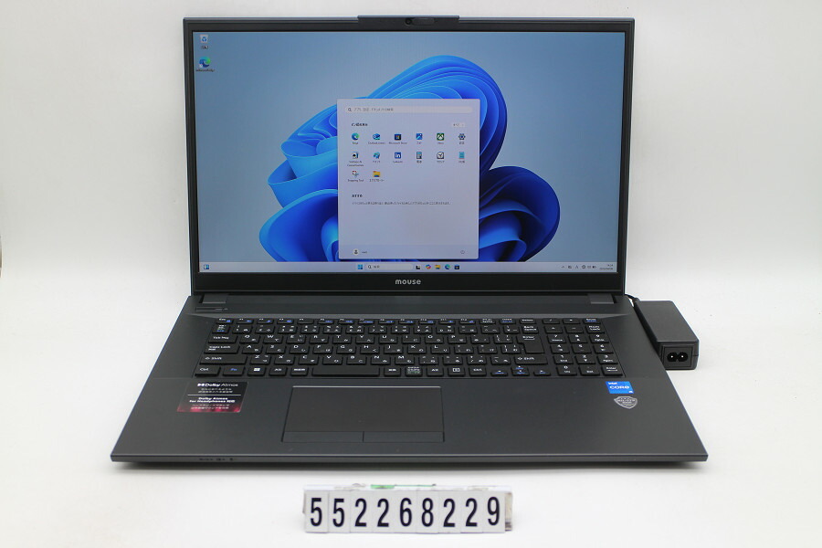 mousecomputer F7I5I01BKBAAW101DEC Core i5 1235U 1.3GHz/16GB/512GB(SSD)/Multi/17.3W/FHD(1920x1080)/Win11【中古】【20260416】
