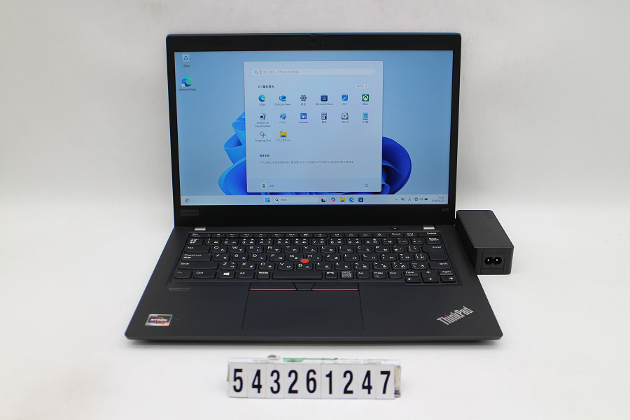 Lenovo ThinkPad X13 Gen1 Ryzen 3 PRO 4450U 2.5GHz/16GB/256GB(SSD)/13.3W/FHD(1920x1080)/Win11 キー文字消えあり【中古】【20260430】|TCEダイレクト店