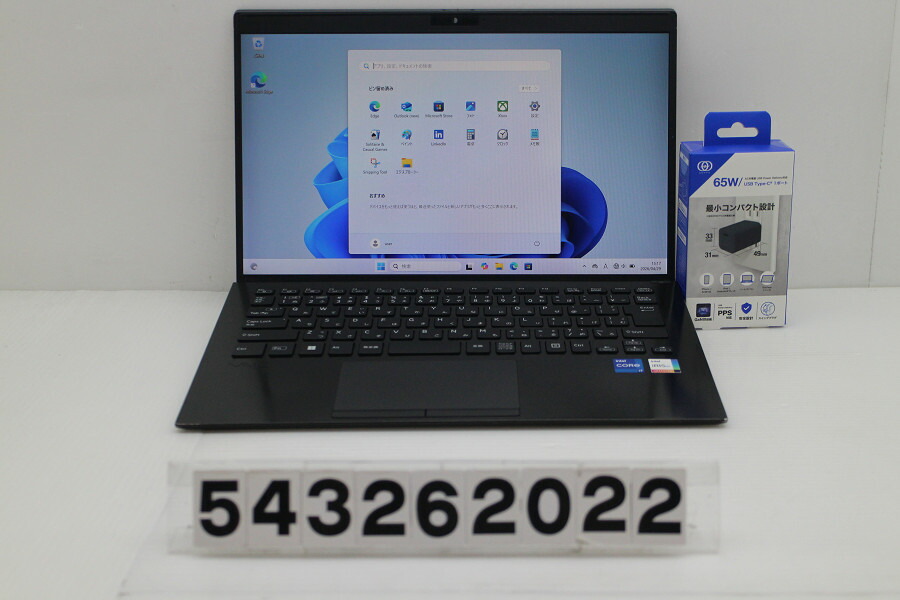 VAIO VJPK218002541 Core i7 1165G7 2.8GHz/32GB/256GB(SSD)/14W/FHD(1920x1080)/Win11【中古】【20260430】