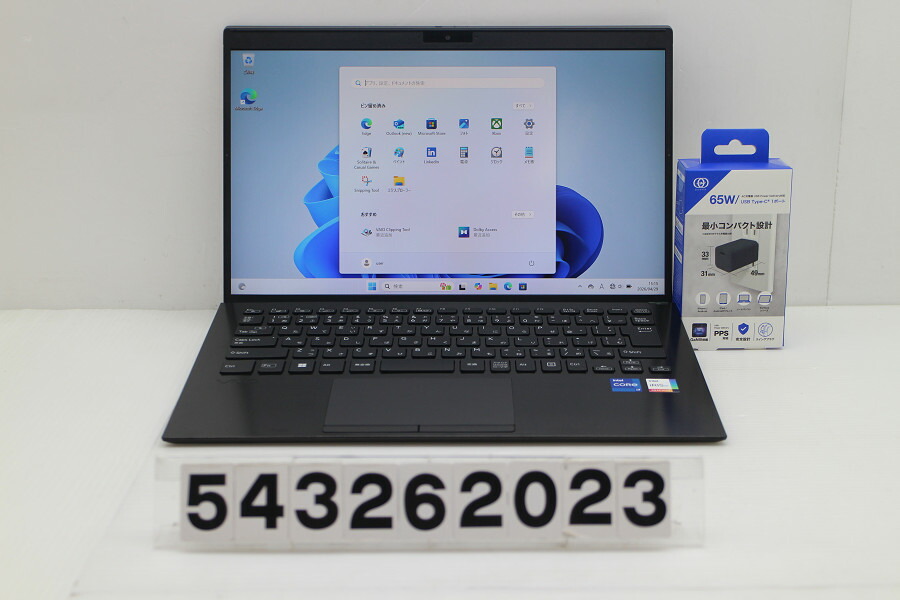 VAIO VJPK218002541 Core i7 1165G7 2.8GHz/32GB/256GB(SSD)/14W/FHD(1920x1080)/Win11【中古】【20260430】