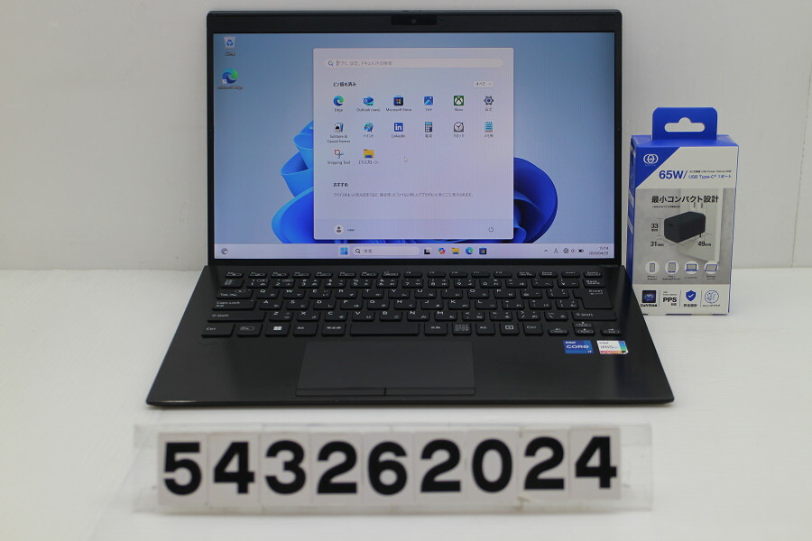VAIO VJPK218002541 Core i7 1165G7 2.8GHz/32GB/256GB(SSD)/14W/FHD(1920x1080)/Win11【中古】【20260430】