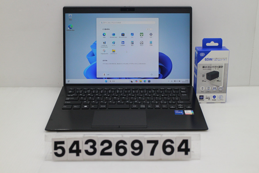 VAIO VJPK23803382 Core i7 1360P 2.2GHz/32GB/256GB(SSD)/14W/FHD(1920x1080)/Win11【中古】【20260430】 パソコン-ノートPC-パソコン・周辺機器