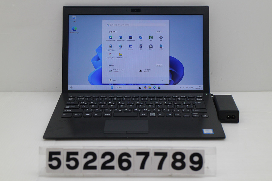 VAIO VJPG11C11N Core i5 8250U 1.6GHz/8GB/256GB(SSD)/13.3W/FHD(1920x1080)/Win11 外装破損あり【中古】【20260430】｜TCEダイレクト店