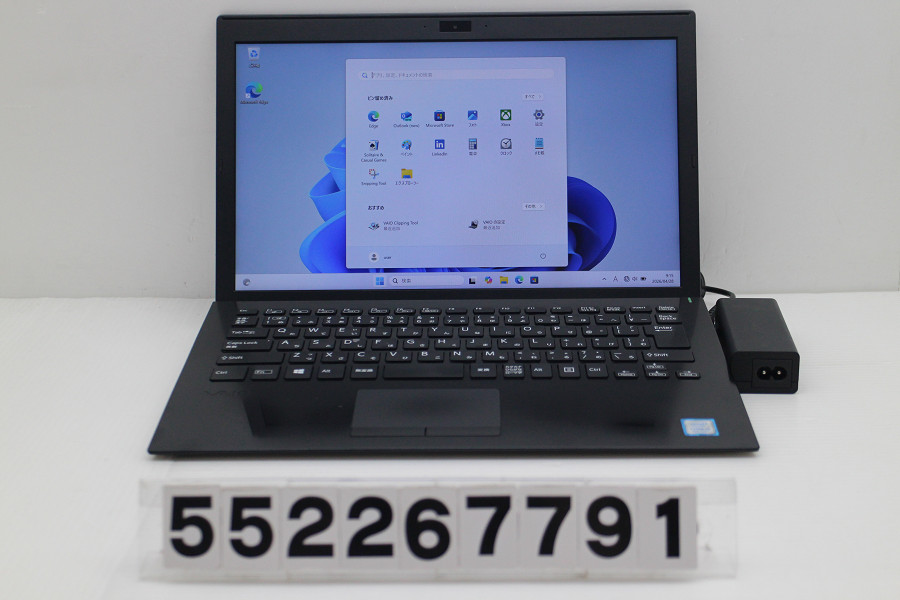 VAIO VJPG11C11N Core i5 8250U 1.6GHz/8GB/256GB(SSD)/13.3W/FHD(1920x1080)/Win11【中古】【20260430】
