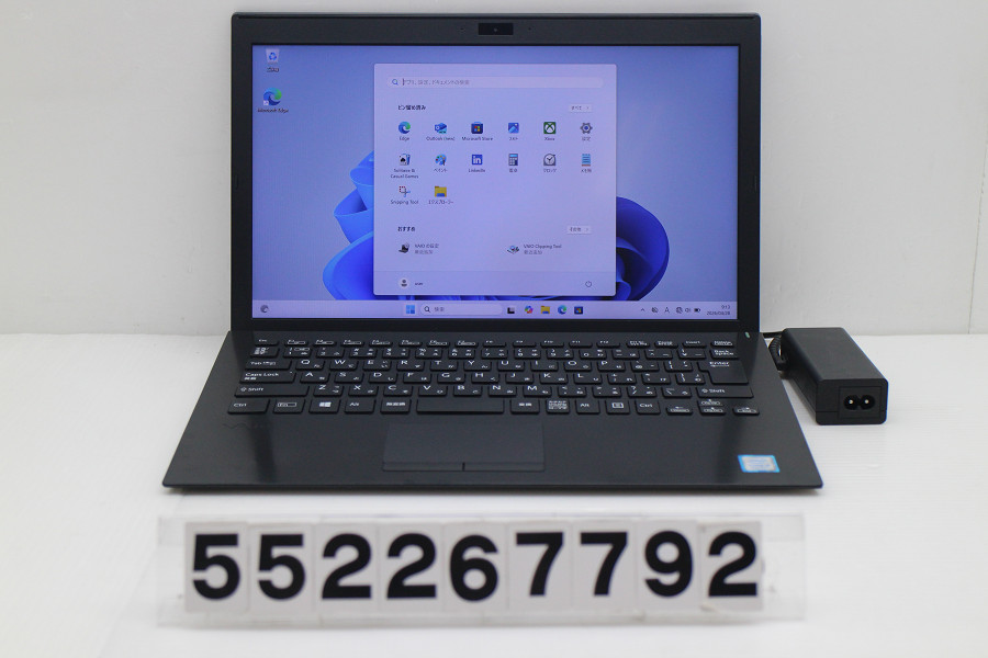 VAIO VJPG11C11N Core i5 8250U 1.6GHz/8GB/256GB(SSD)/13.3W/FHD(1920x1080)/Win11【中古】【20260430】