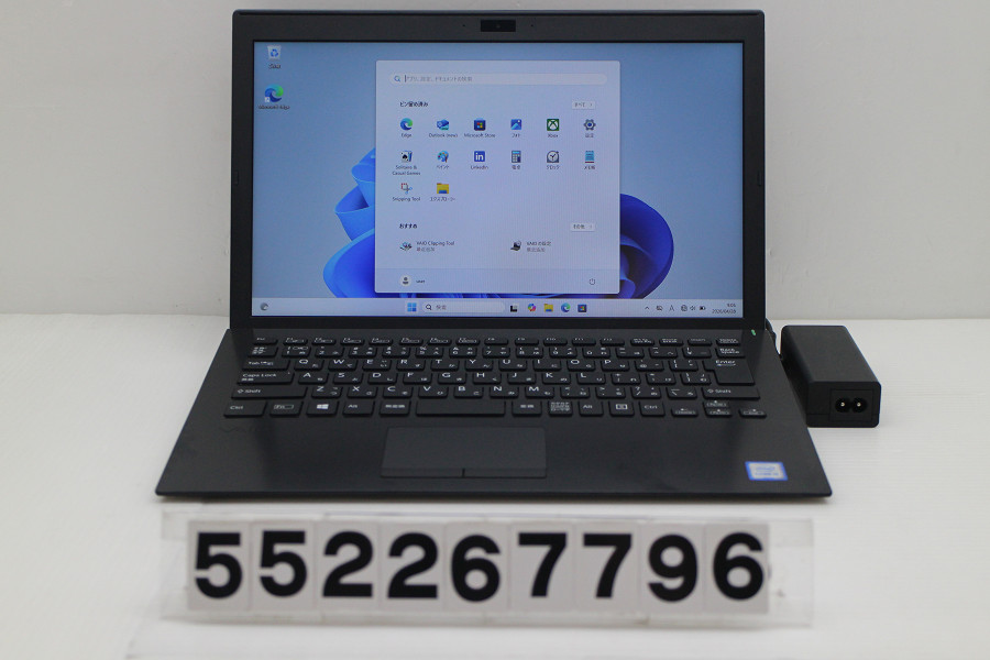 VAIO VJPG11C11N Core i5 8250U 1.6GHz/8GB/256GB(SSD)/13.3W/FHD(1920x1080)/Win11【中古】【20260430】