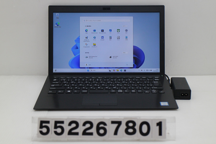 VAIO VJPG11C11N Core i5 8250U 1.6GHz/8GB/256GB(SSD)/13.3W/FHD(1920x1080)/Win11【中古】【20260430】