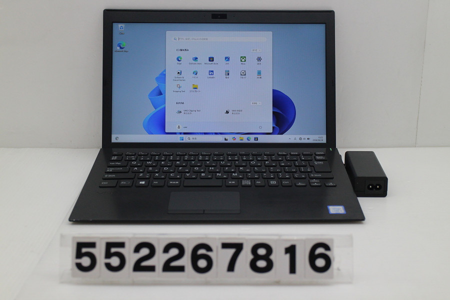 VAIO VJPG11C11N Core i5 8250U 1.6GHz/8GB/256GB(SSD)/13.3W/FHD(1920x1080)/Win11【中古】【20260430】