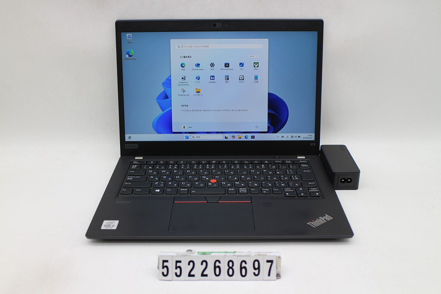 Lenovo ThinkPad X13 Gen1 Core i5 10210U 1.6GHz/8GB/256GB(SSD)/13.3W/FHD(1920x1080)/Win11【中古】【20260430】