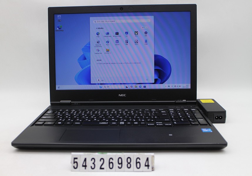 NEC マイコン-VKM44DZFB Core i5 1145G7 2.6GHz/8GB/256GB(SSD)/15.6W/FWXGA(1366x768)/Win11 手がかり文字記号消えあり【中古】【20260604】