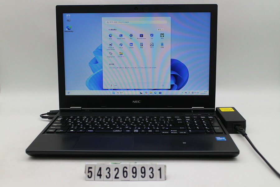 NEC マイコン-VKM44DZFB Core i5 1145G7 2.6GHz/8GB/256GB(SSD)/15.6W/FWXGA(1366x768)/Win11 手がかり文字記号消えあり【中古】【20260604】