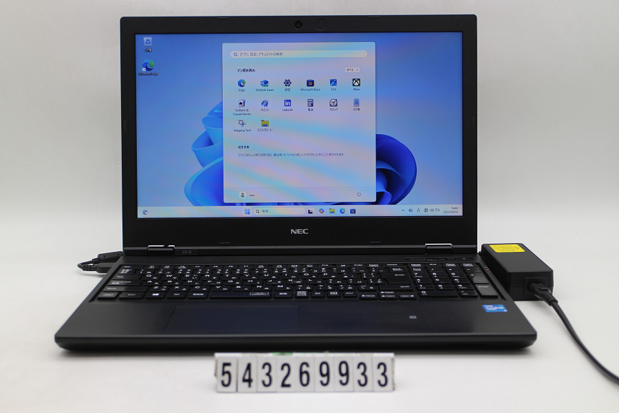 NEC マイコン-VKM44DZFB Core i5 1145G7 2.6GHz/8GB/256GB(SSD)/15.6W/FWXGA(1366x768)/Win11 画面キズあり【中古】【20260604】