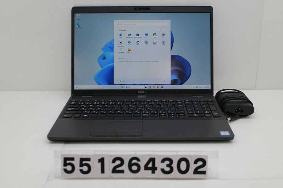 DELL Latitude 5500 Core i5 8265U 1.6GHz/8GB/256GB(SSD)/15.6W/FHD(1920x1080)/Win11 飾りつけキズあり【中古】【20260604】