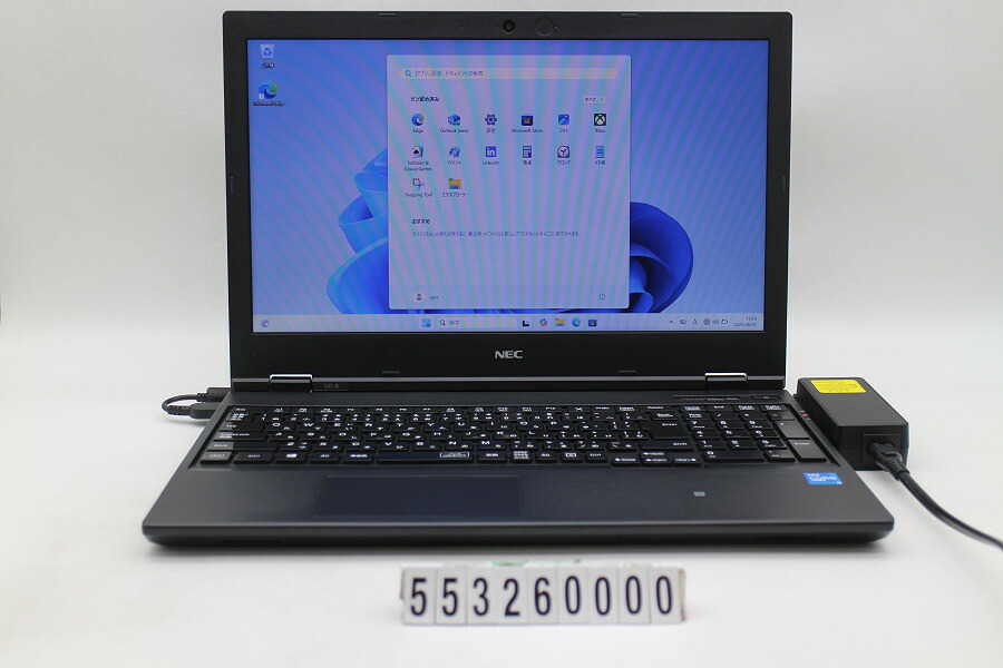 NEC マイコン-VKM44DZFB Core i5 1145G7 2.6GHz/8GB/256GB(SSD)/15.6W/FWXGA(1366x768)/Win11 手がかり文字記号消えあり【中古】【20260604】