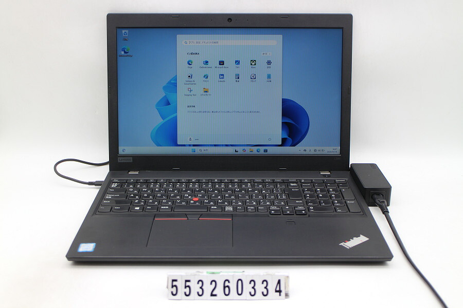 Lenovo ThinkPad L580 Core i5 8250U 1.6GHz/8GB/256GB(SSD)/15.6W/FWXGA(1366x768)/Win11 足懸かり文字記号消えあり【中古】【20260526】