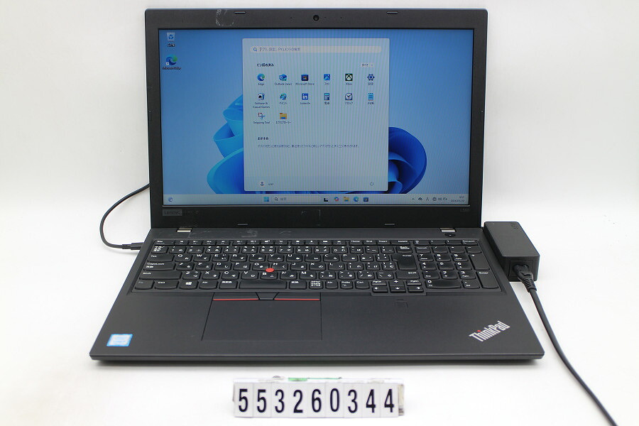 Lenovo ThinkPad L580 Core i5 8250U 1.6GHz/8GB/256GB(SSD)/15.6W/FWXGA(1366x768)/Win11 足懸かり文字記号消えあり【中古】【20260526】