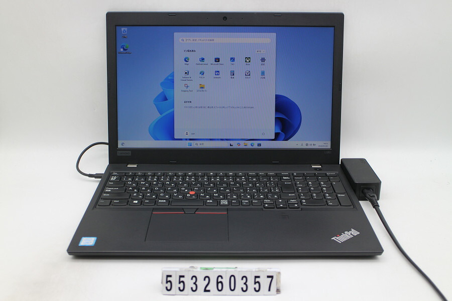 Lenovo ThinkPad L580 Core i5 8250U 1.6GHz/8GB/256GB(SSD)/15.6W/FWXGA(1366x768)/Win11 足懸かり文字記号消えあり【中古】【20260526】