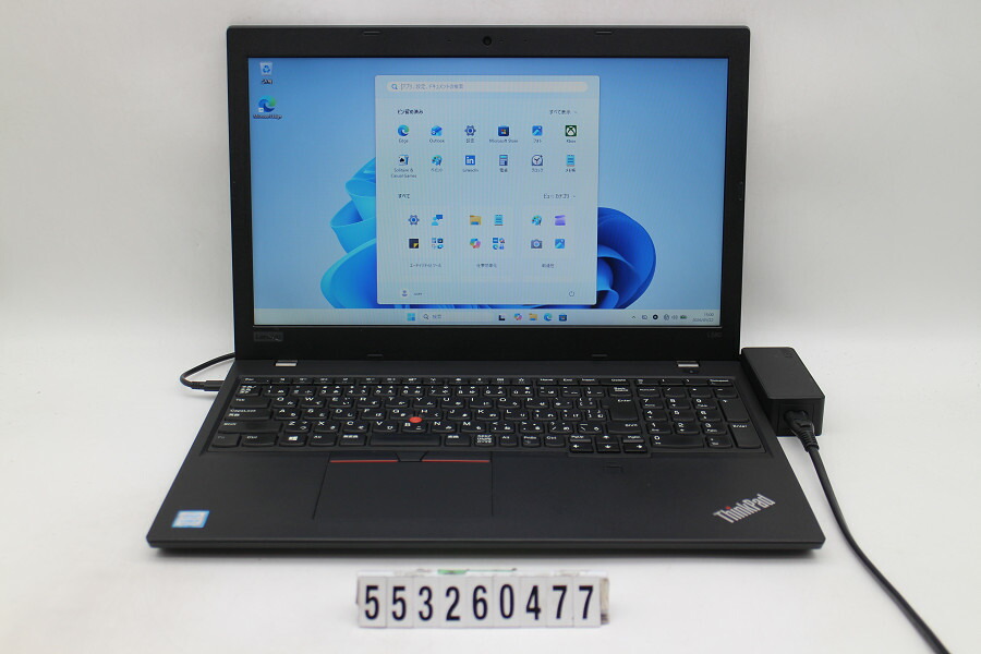 Lenovo ThinkPad L580 Core i5 8250U 1.6GHz/8GB/256GB(SSD)/15.6W/FWXGA(1366x768)/Win11 足懸かり文字記号消えあり【中古】【20260526】
