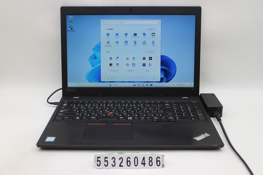 Lenovo ThinkPad L580 Core i5 8250U 1.6GHz/8GB/256GB(SSD)/15.6W/FWXGA(1366x768)/Win11 足懸かり文字記号消えあり【中古】【20260526】