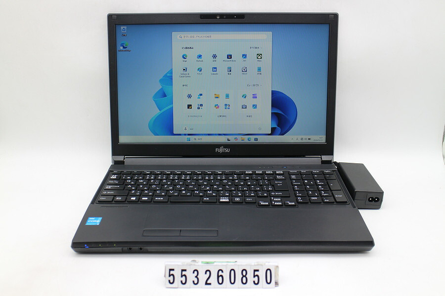 富士通 LIFEBOOK A5511/G Core i3 1125G4 2GHz/8GB/256GB(SSD)/ヴィデオディスク/15.6W/FWXGA(1366x768)/Win11 飾りつけ欠けらあり【中古】【20260528】