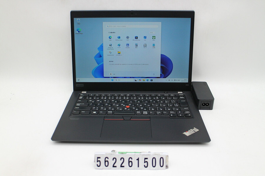 Lenovo ThinkPad X13 Gen1 Ryzen 3 PRO 4450U 2.5GHz/16GB/256GB(SSD)/13.3W/FHD(1920x1080)/Win11 仄めかし文字記号消えあり【中古】【20260430】 ノートPC-パソコン・周辺機器-パソコン