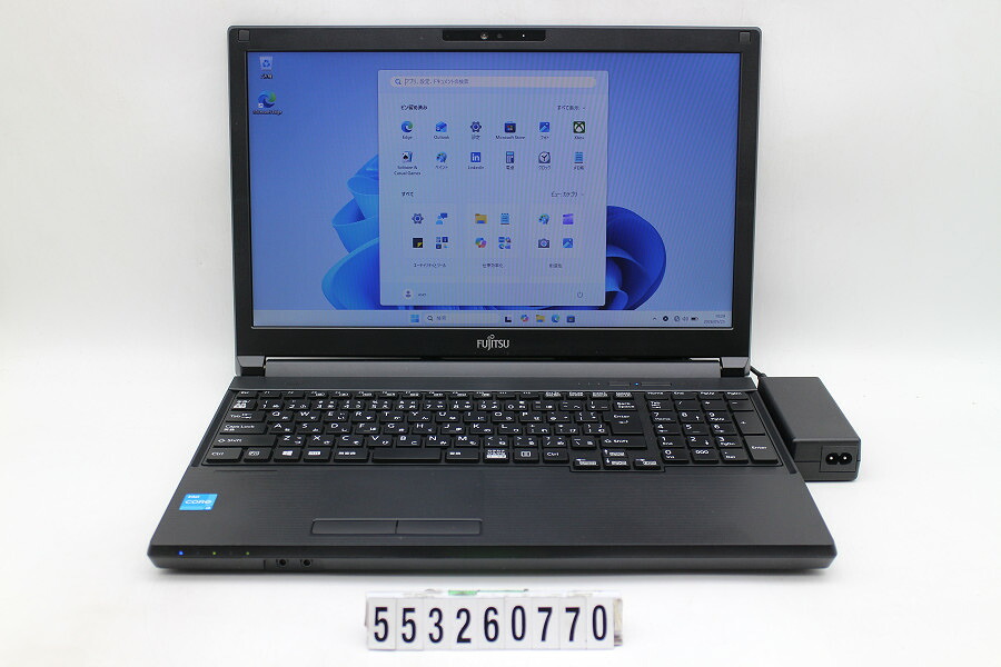富士通 LIFEBOOK A5511/G Core i3 1125G4 2GHz/8GB/256GB(SSD)/ヴィデオディスク/15.6W/FWXGA(1366x768)/Win11【中古】【20260528】