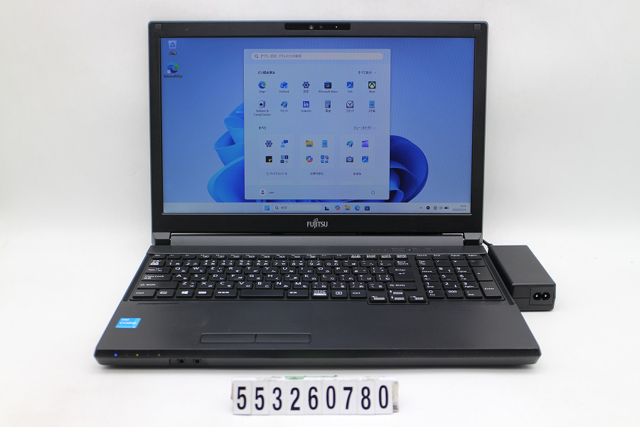 富士通 LIFEBOOK A5511/G Core i3 1125G4 2GHz/8GB/256GB(SSD)/ヴィデオディスク/15.6W/FWXGA(1366x768)/Win11【中古】【20260528】