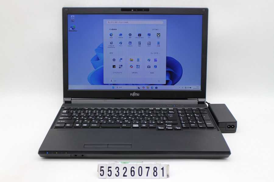 富士通 LIFEBOOK A5511/G Core i3 1125G4 2GHz/8GB/256GB(SSD)/ヴィデオディスク/15.6W/FWXGA(1366x768)/Win11【中古】【20260528】