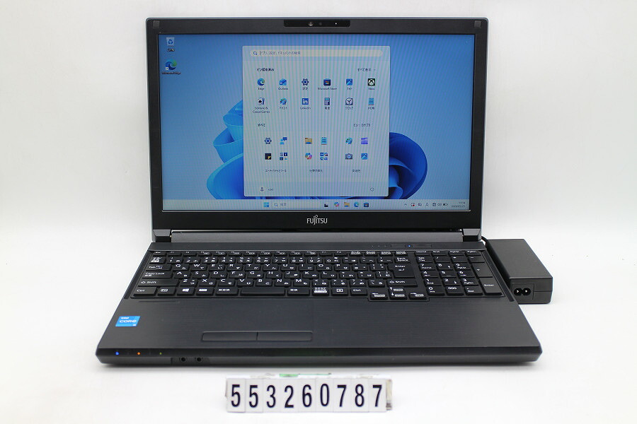 富士通 LIFEBOOK A5511/G Core i3 1125G4 2GHz/8GB/256GB(SSD)/ヴィデオディスク/15.6W/FWXGA(1366x768)/Win11【中古】【20260528】