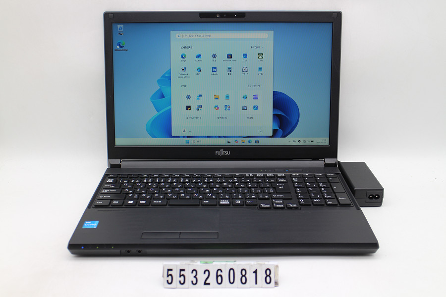富士通 LIFEBOOK A5511/G Core i3 1125G4 2GHz/8GB/256GB(SSD)/ヴィデオディスク/15.6W/FWXGA(1366x768)/Win11【中古】【20260528】