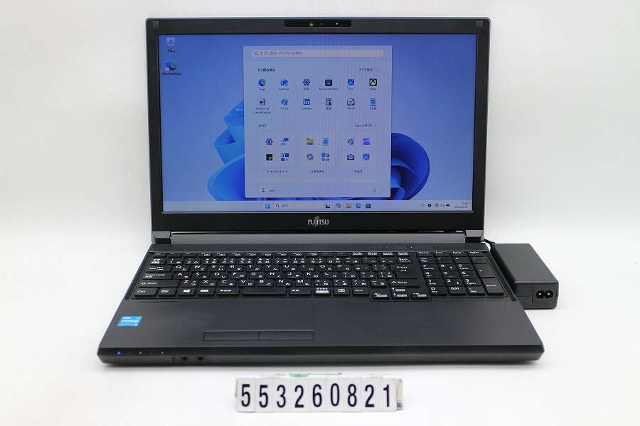 富士通 LIFEBOOK A5511/G Core i3 1125G4 2GHz/8GB/256GB(SSD)/ヴィデオディスク/15.6W/FWXGA(1366x768)/Win11【中古】【20260528】