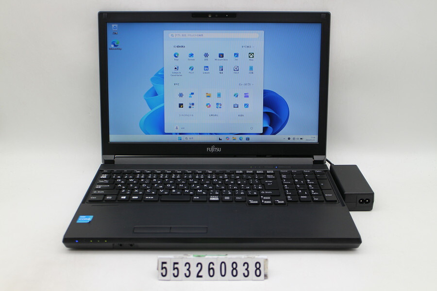 富士通 LIFEBOOK A5511/G Core i3 1125G4 2GHz/8GB/256GB(SSD)/ヴィデオディスク/15.6W/FWXGA(1366x768)/Win11【中古】【20260528】