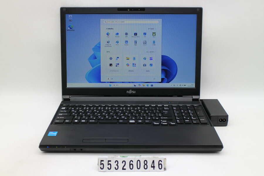 富士通 LIFEBOOK A5511/G Core i3 1125G4 2GHz/8GB/256GB(SSD)/ヴィデオディスク/15.6W/FWXGA(1366x768)/Win11【中古】【20260528】