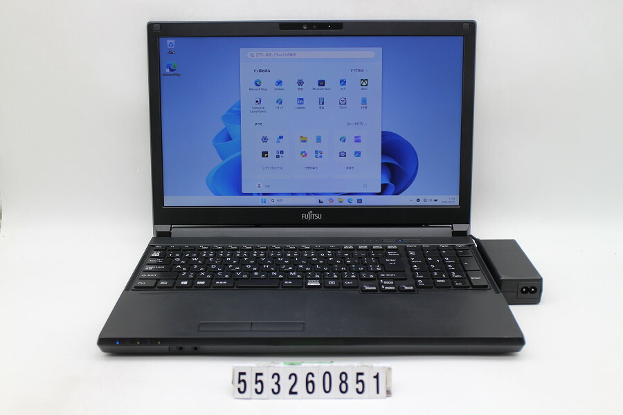 富士通 LIFEBOOK A5511/G Core i3 1125G4 2GHz/8GB/256GB(SSD)/ヴィデオディスク/15.6W/FWXGA(1366x768)/Win11【中古】【20260528】