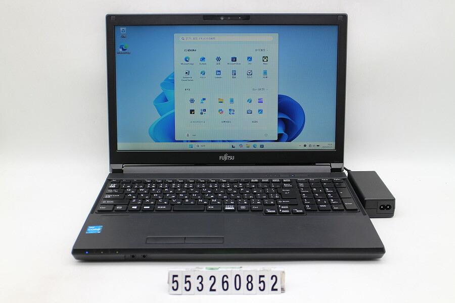 富士通 LIFEBOOK A5511/G Core i3 1125G4 2GHz/8GB/256GB(SSD)/ヴィデオディスク/15.6W/FWXGA(1366x768)/Win11【中古】【20260528】