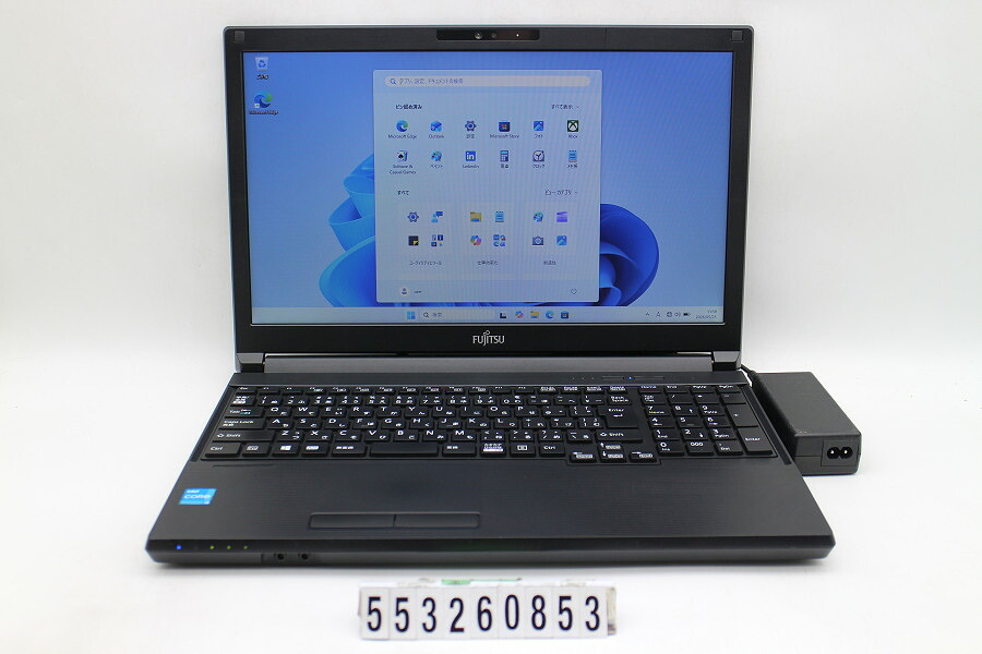 富士通 LIFEBOOK A5511/G Core i3 1125G4 2GHz/8GB/256GB(SSD)/ヴィデオディスク/15.6W/FWXGA(1366x768)/Win11【中古】【20260528】