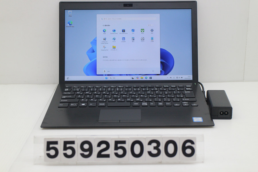 VAIO VJPG11C11N Core i5 8250U 1.6GHz/8GB/256GB(SSD)/13.3W/FHD(1920x1080)/Win11【中古】【20260528】