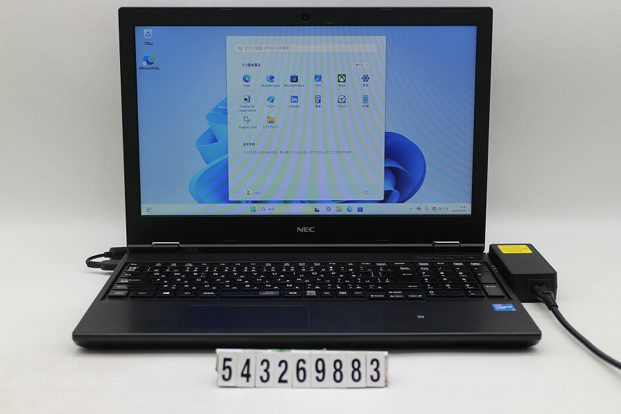 NEC マイコン-VKM44DZFB Core i5 1145G7 2.6GHz/8GB/256GB(SSD)/15.6W/FWXGA(1366x768)/Win11 手がかり文字記号消えあり【中古】【20260610】