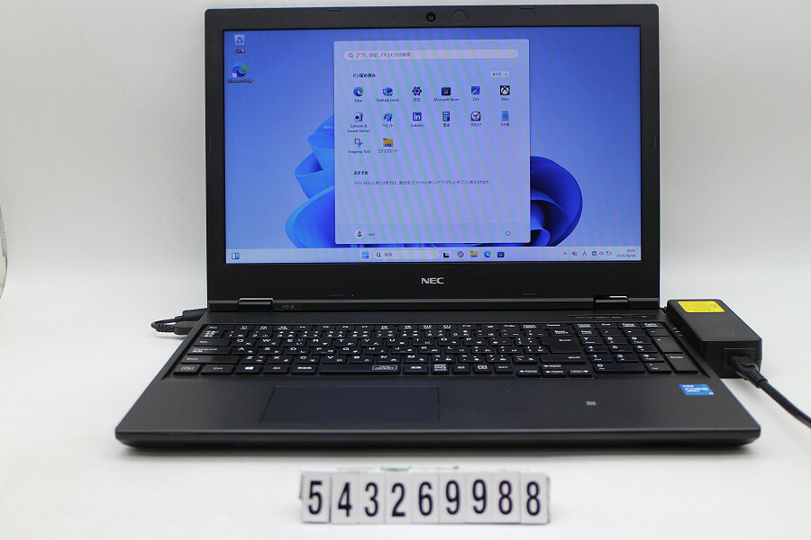 NEC マイコン-VKM44DZFB Core i5 1145G7 2.6GHz/8GB/256GB(SSD)/15.6W/FWXGA(1366x768)/Win11 手がかり文字記号消えあり【中古】【20260610】