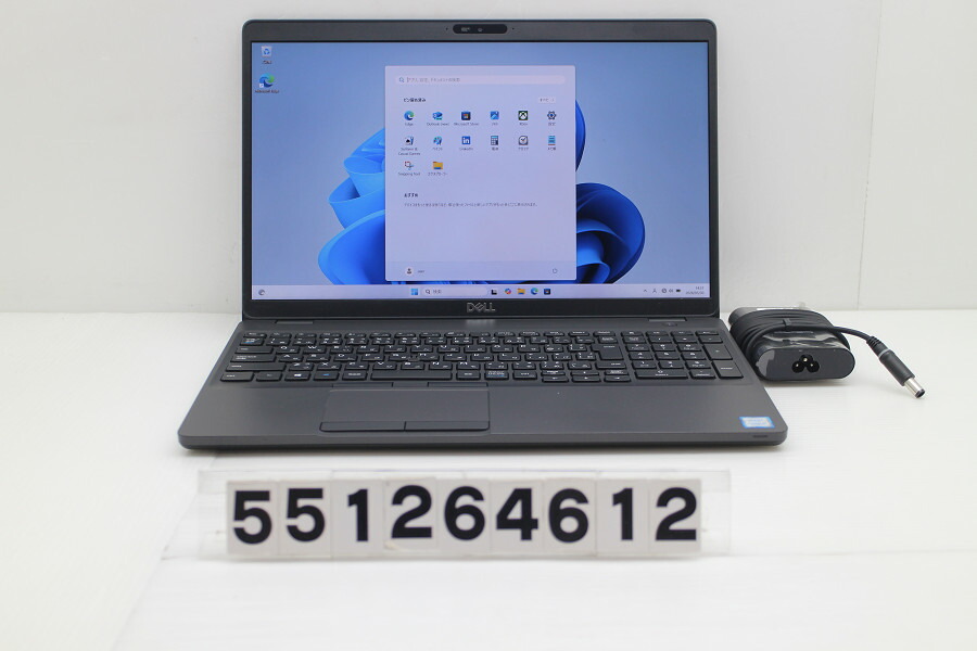 DELL Latitude 5500 Core i5 8265U 1.6GHz/8GB/256GB(SSD)/15.6W/FHD(1920x1080)/Win11 飾りつけキズあり【中古】【20260602】